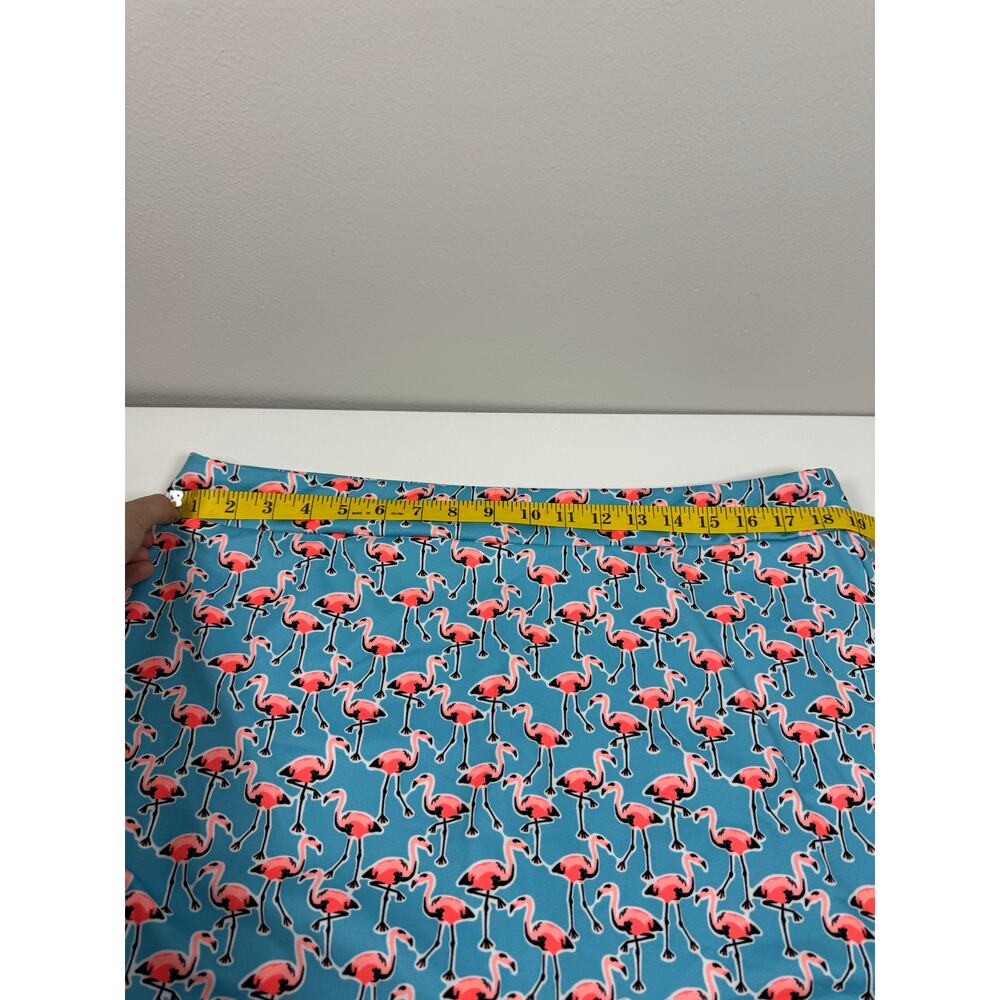 Zelos Women's Robin Egg Blue Skort Flamingos Golf Tennis Pickleball XL Active - Picture 11 of 11